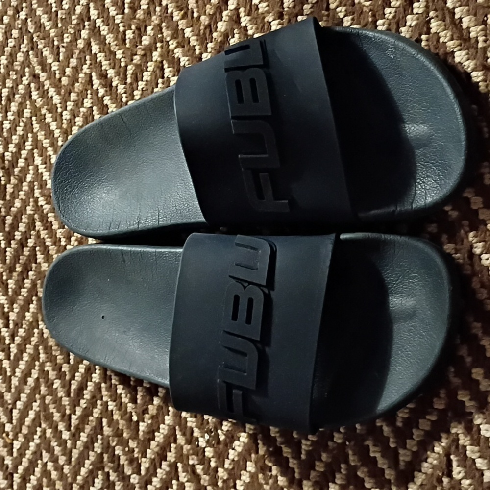 FUBU Navy Blue Slide Sandals